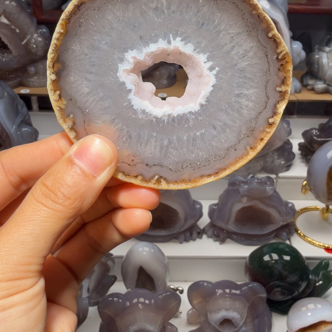 玛瑙/玉髓未镶嵌摆件