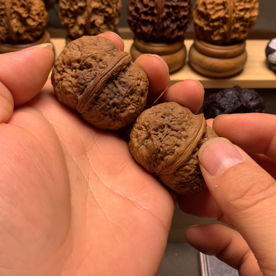 吊坠文玩核桃金元宝43mm