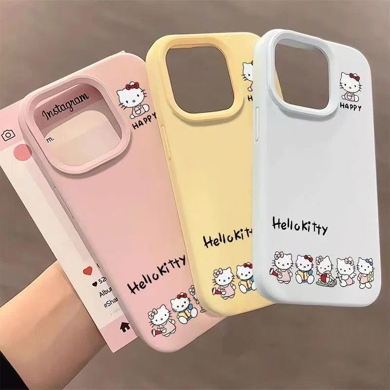 思野HelloKitty适用苹果16/17promax糯米手机软壳iPhone14/13创意