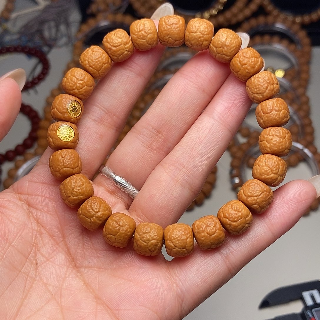 猴头核桃手串全品双标饕餮尺寸11左右