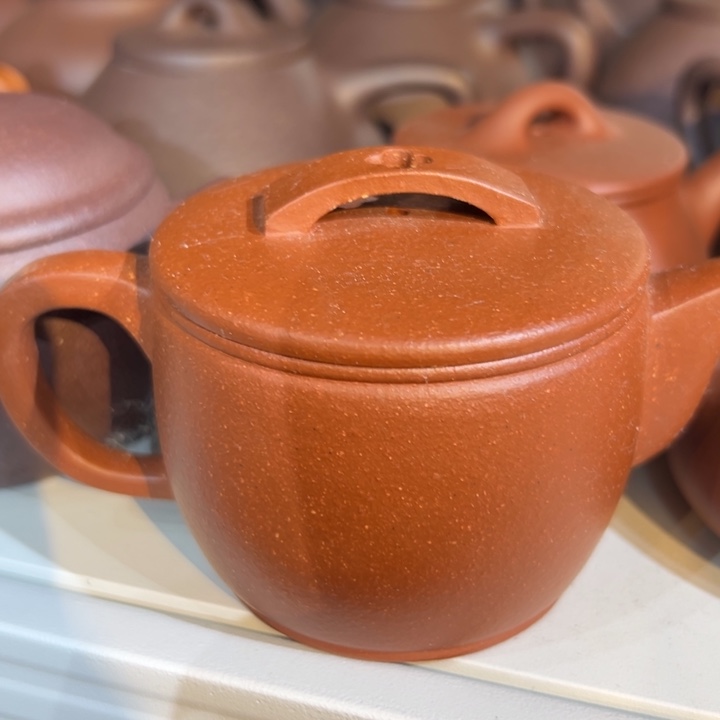 紫砂茶壶降坡汉瓦150cc