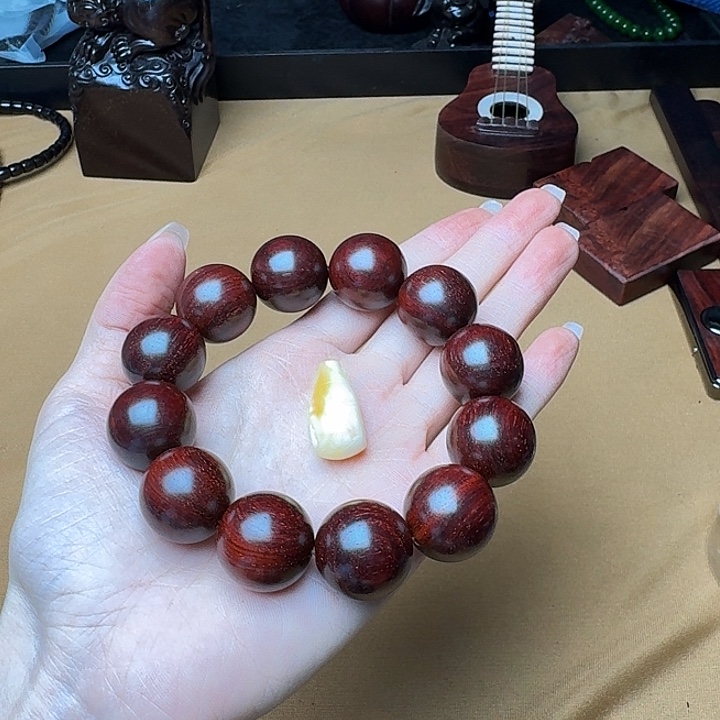 把件小叶紫檀小mi单珠