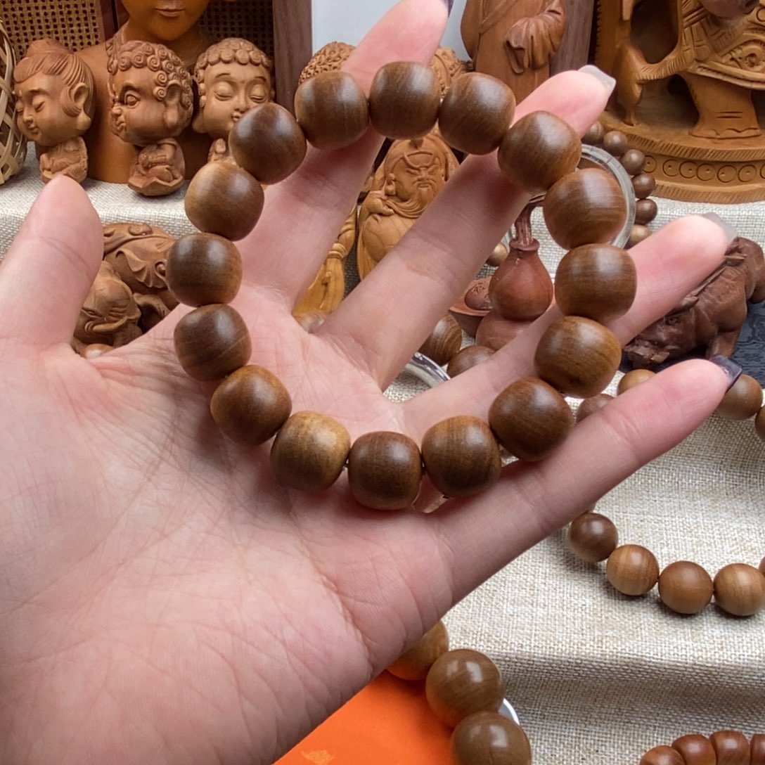 手串/手链檀香木迈索尔，老山檀香，奶香14.15