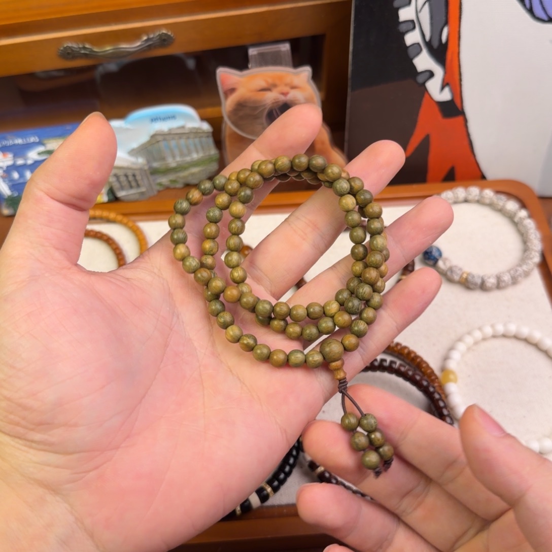 维腊木（绿檀）手串/手链