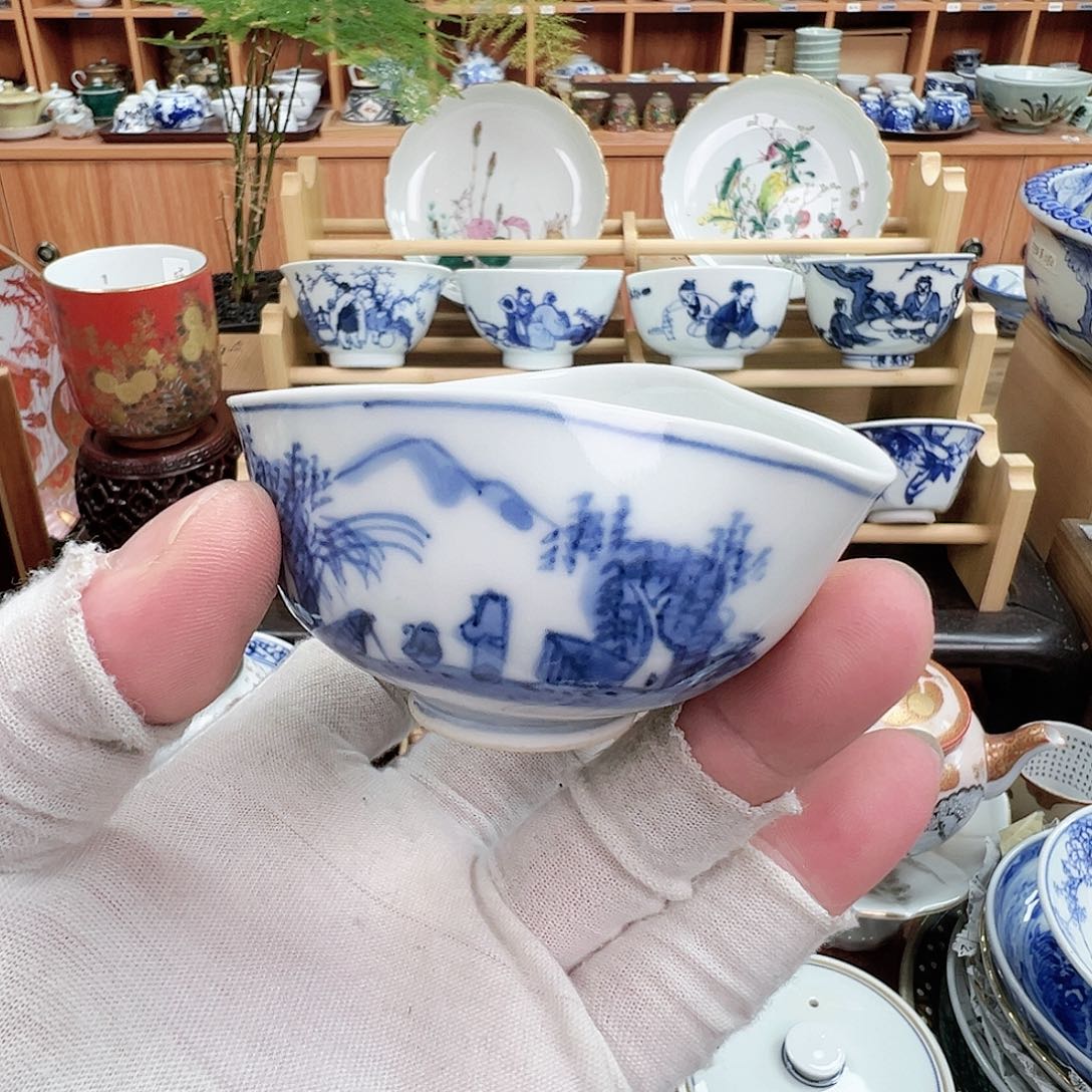 柴窑茶具茶杯公道杯竹泉