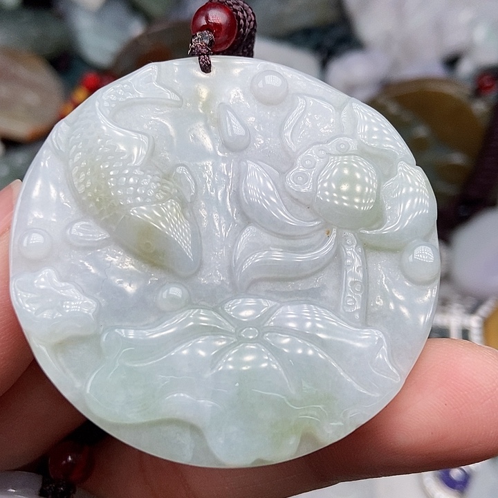 颈饰未镶嵌翡翠翡翠