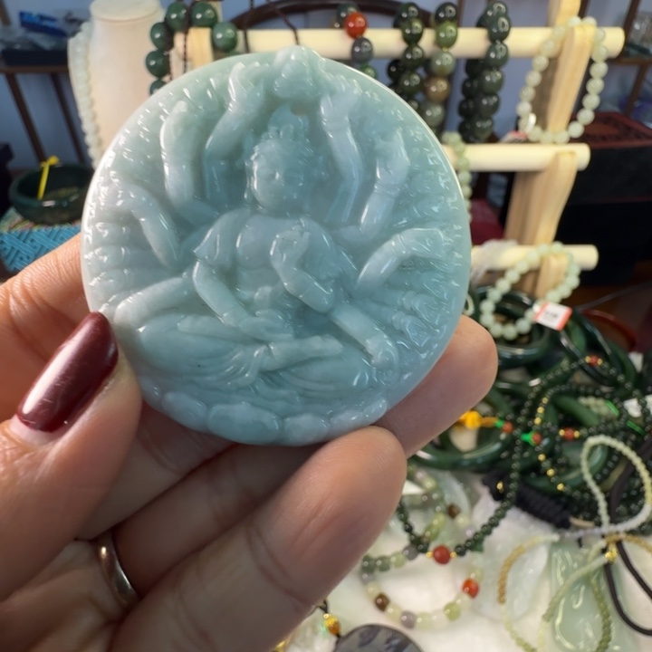 珍***下和田玉未镶嵌吊坠(不含链)