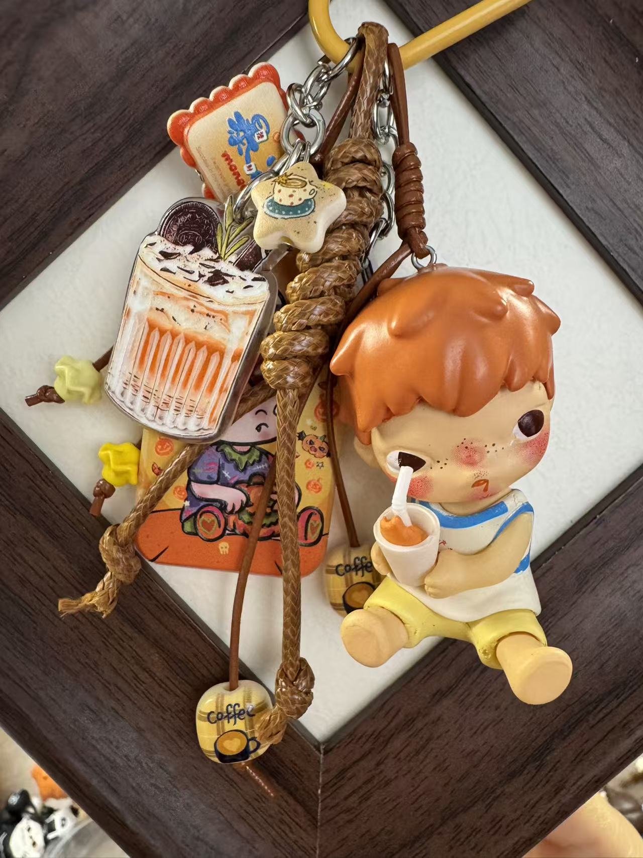 原创diy大野包挂钥匙扣