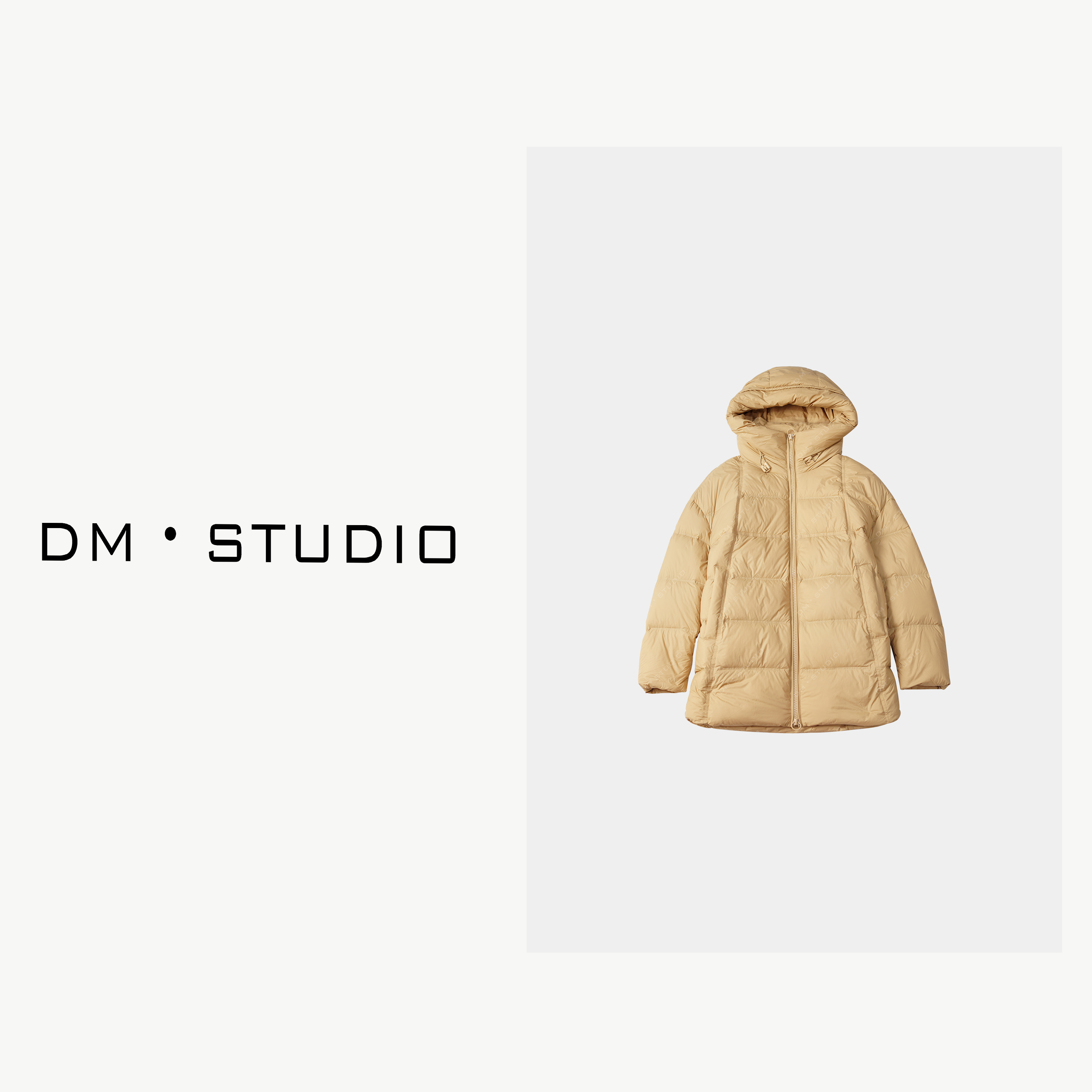 DEDM-DM•STUDIO/秋冬百搭保暖90新国标连帽白鸭绒服（833717）