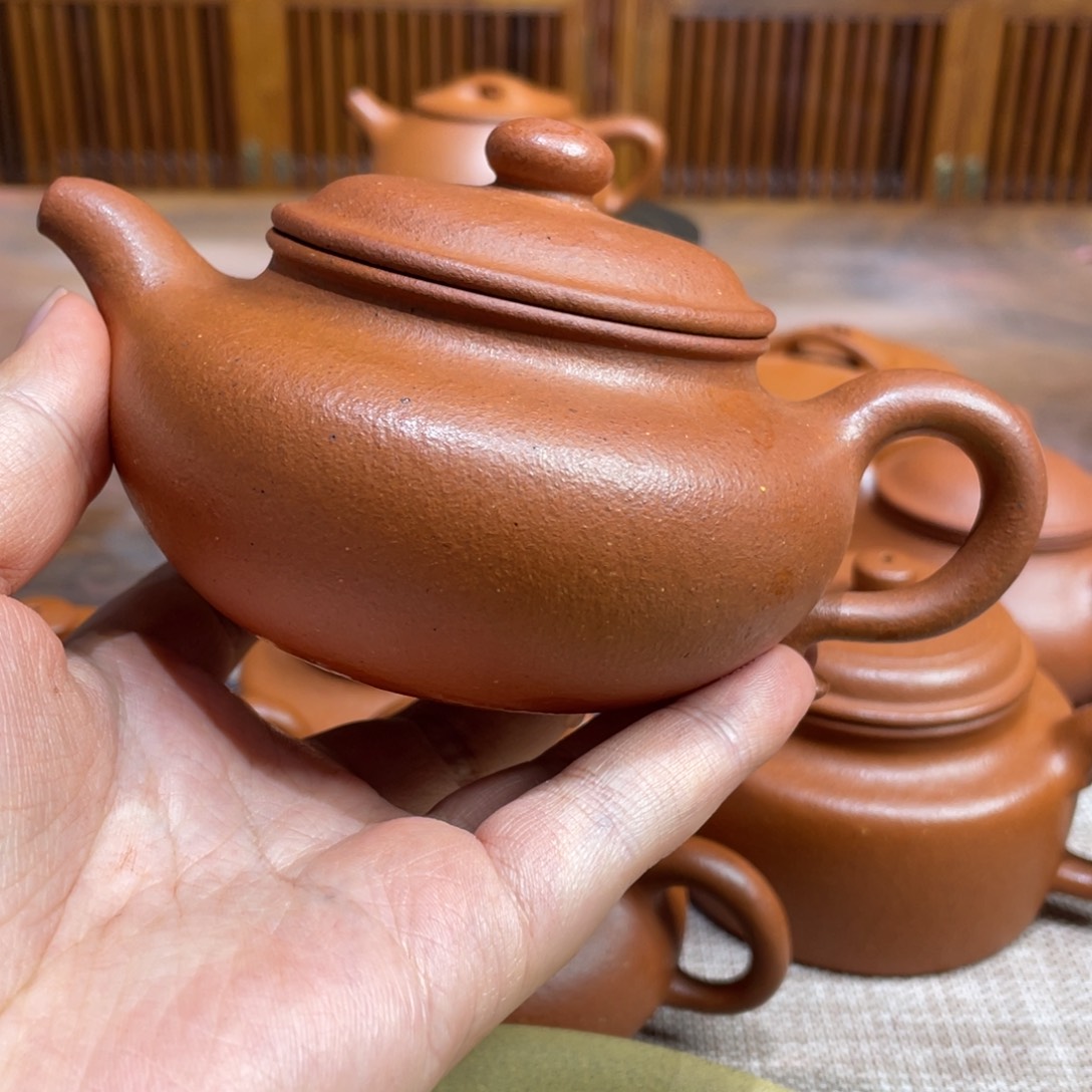 紫砂茶壶孺*牛宜兴紫砂原矿紫砂壶