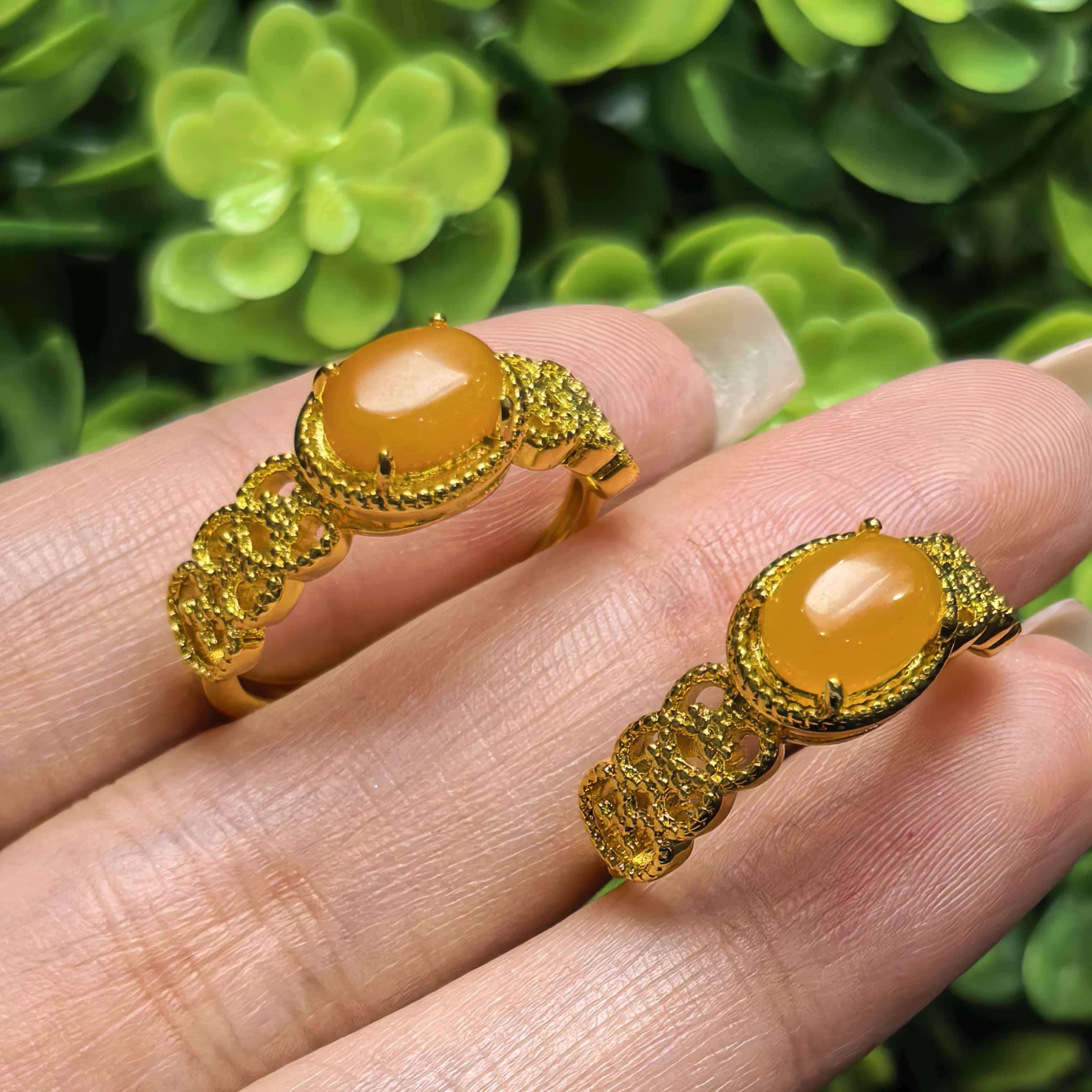 MT2928【东齐珠宝】蜜蜡琥珀戒指（开口戒）-多样性发货只发一件