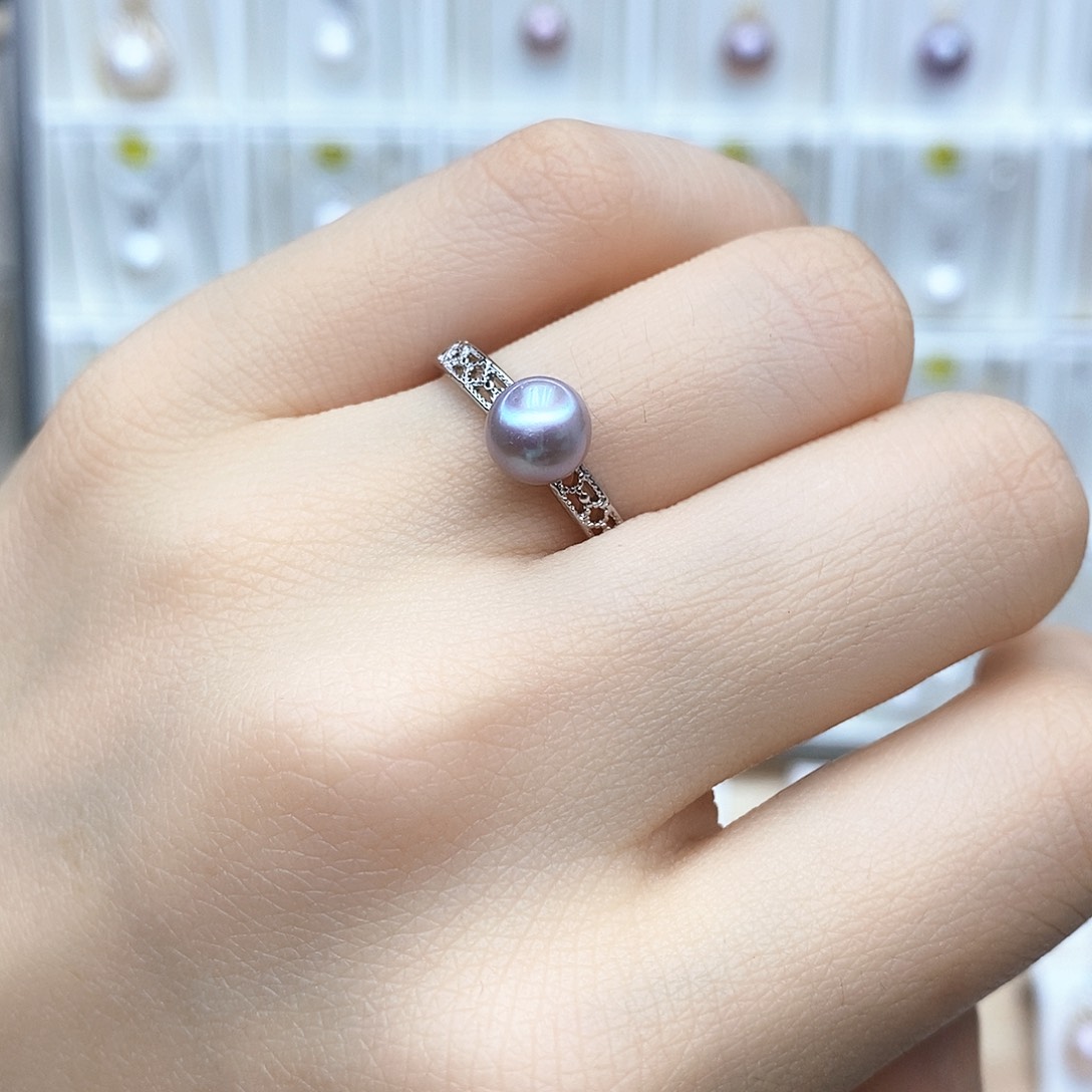 淡水珍珠合金颈饰