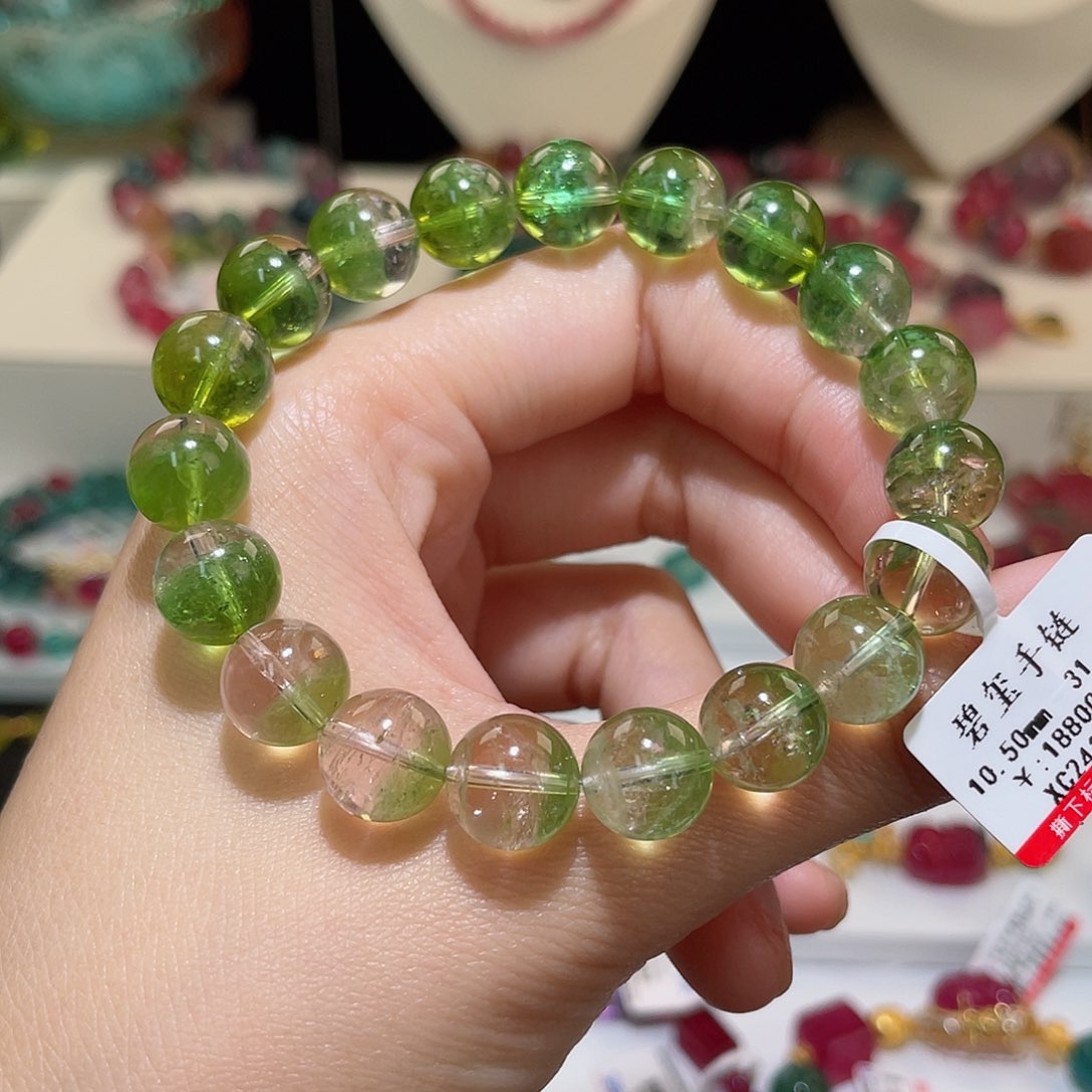 碧玺手链未镶嵌碧玺手链