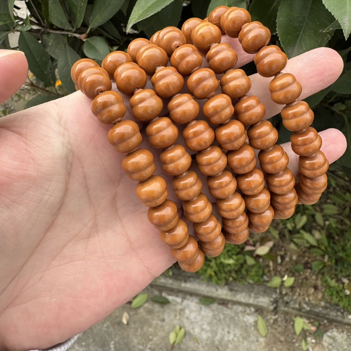 【葫芦】全品无暇  毕业级猴头核桃手串 原皮原色不泡药猴头