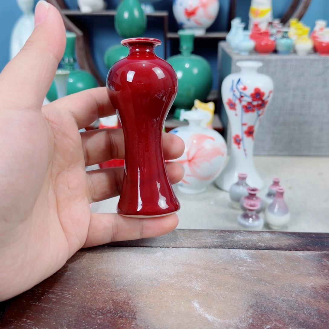 陶瓷手工小花器摆件
