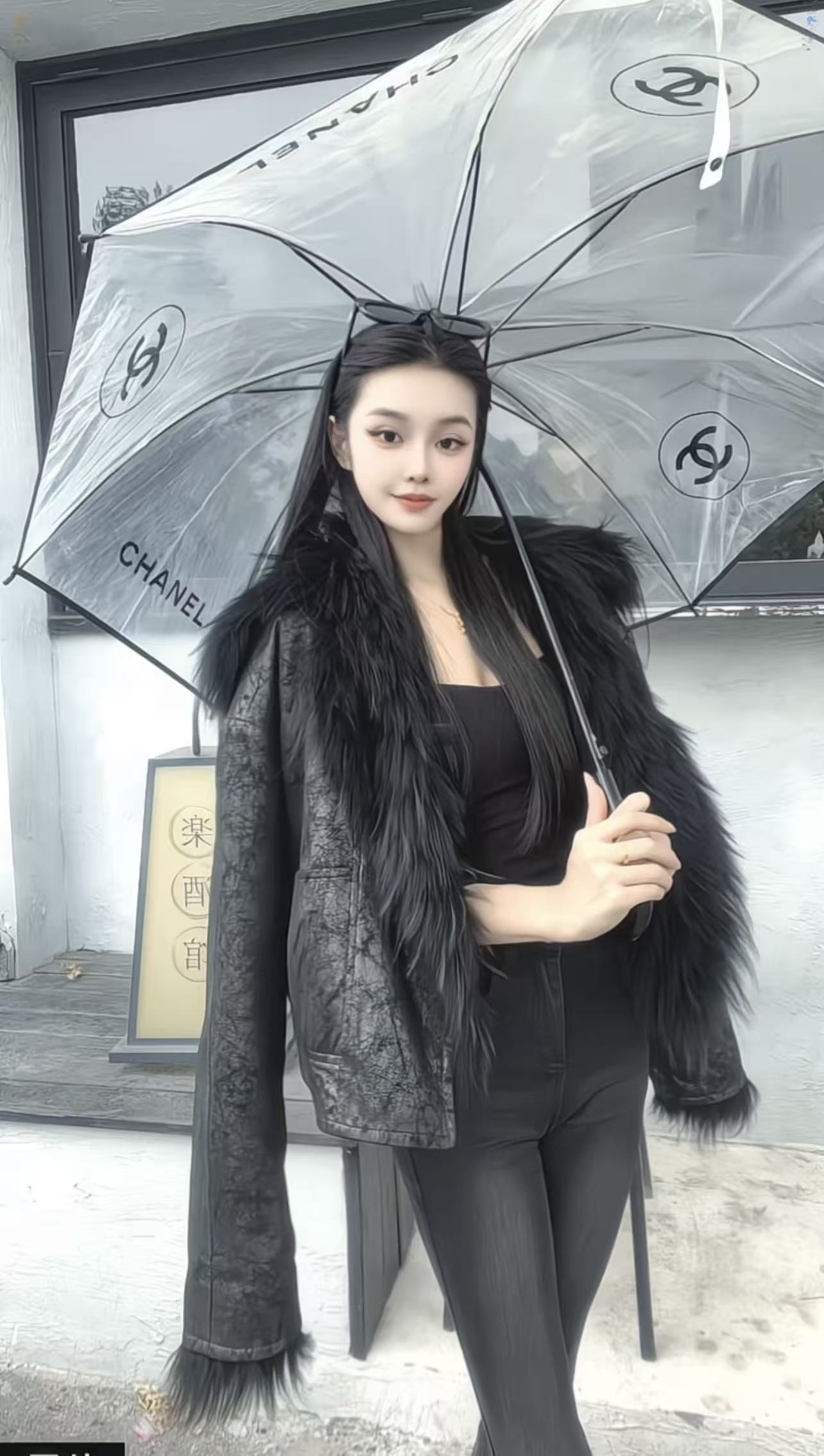 【依恩】冬影碎冰星-皮毛两穿气质高腰冬季加厚御姐风显瘦皮草