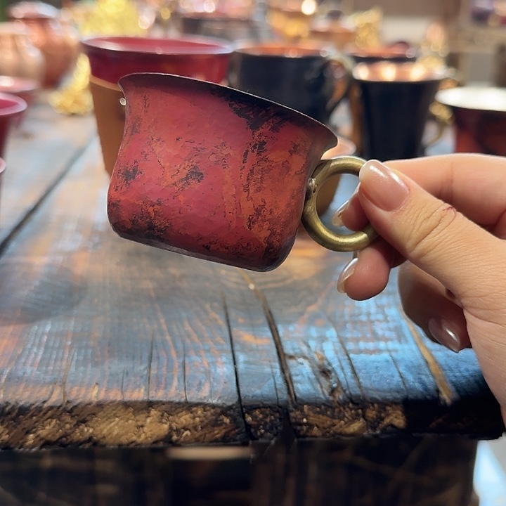 紫铜手工制作摆件