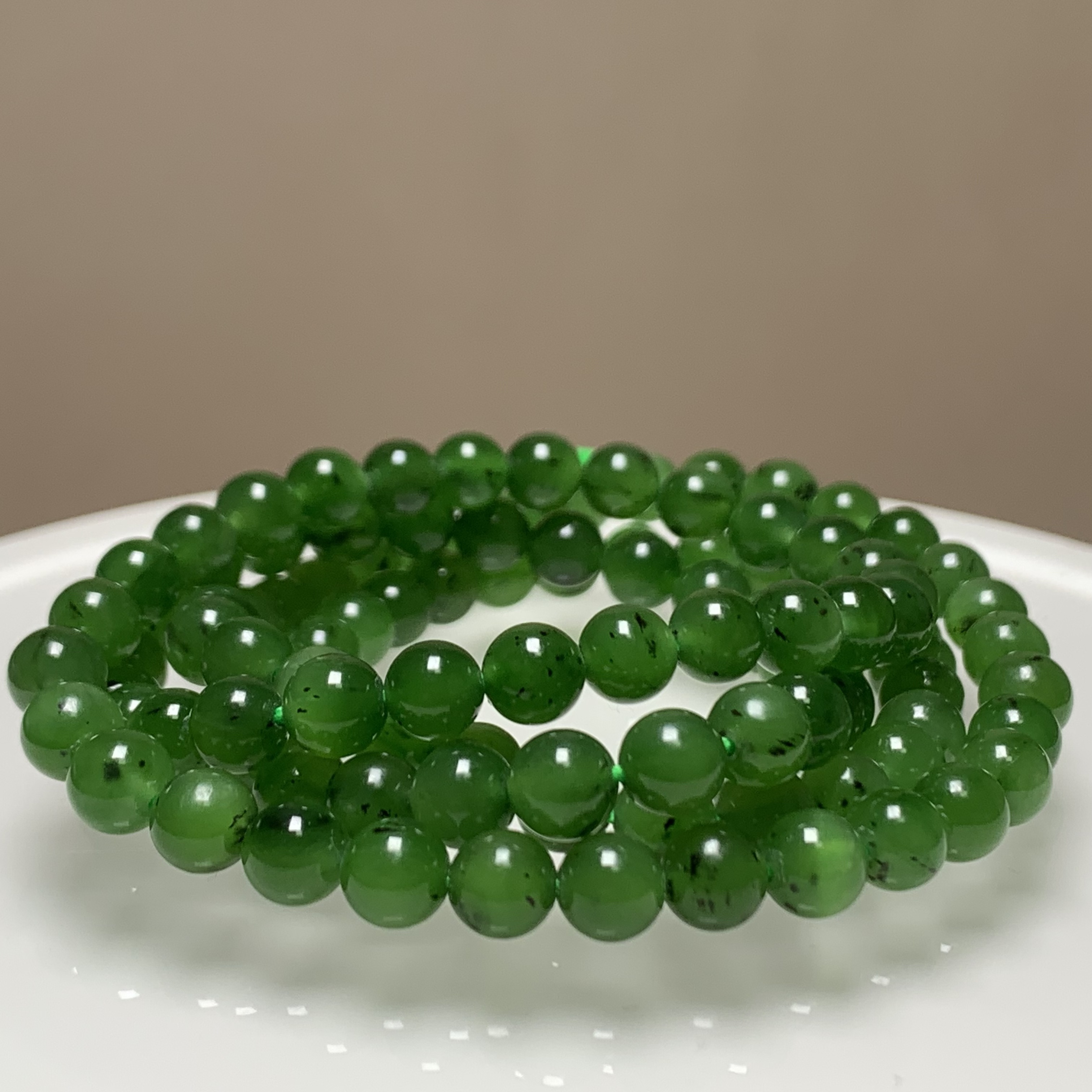 D1019珠宝玉石精选和田玉手串