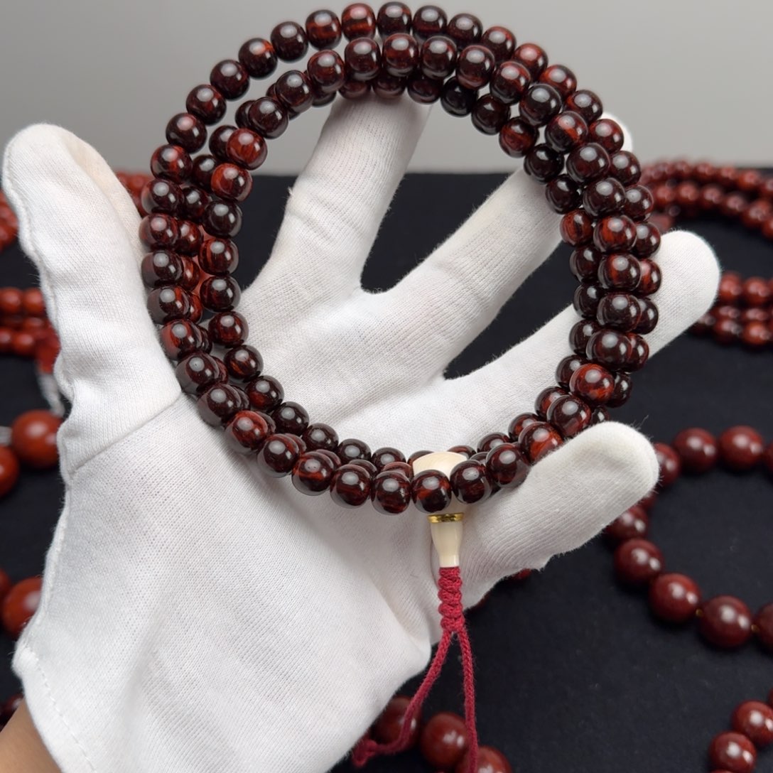 小叶紫檀手串/手链琴料顶货极限弧原汁原味收藏款