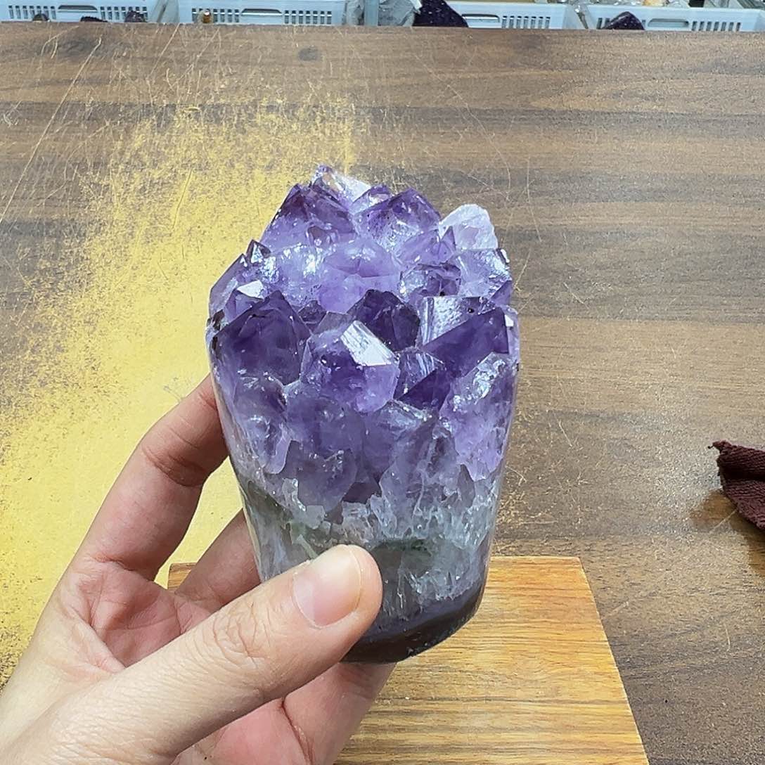 紫晶摆件未镶嵌晶体