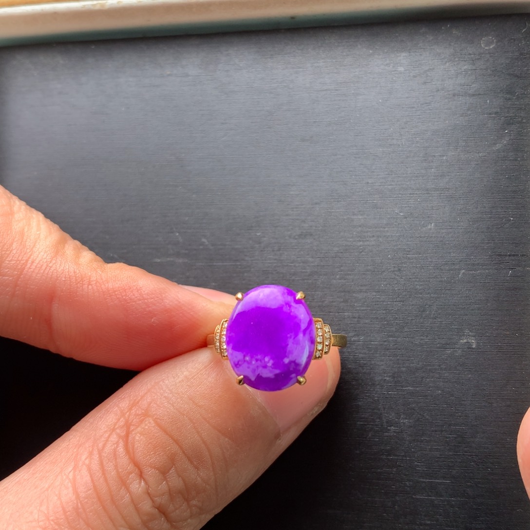 苏纪石（舒俱来）18K金镶嵌吊坠