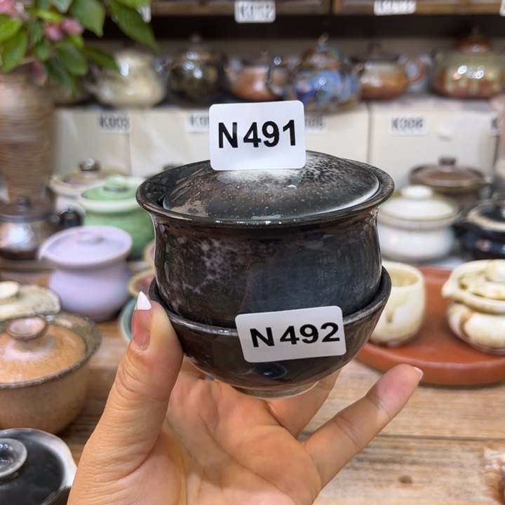 茶杯朱泥苔**子陶瓷艺术