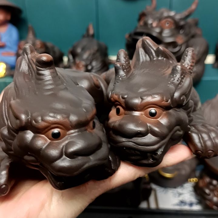 茶宠紫陶貔貅茶宠摆件