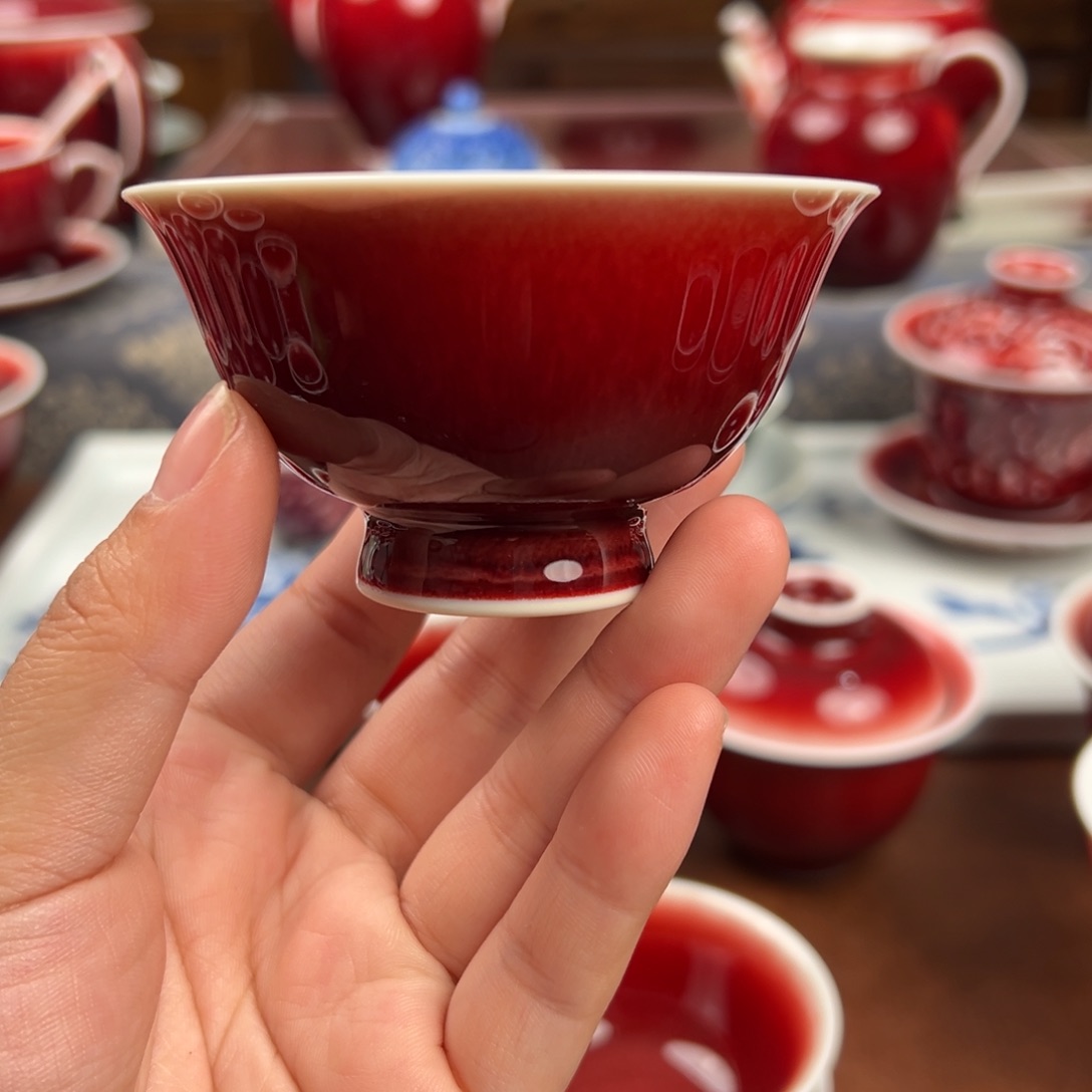 想***拍陶瓷景德镇陶瓷郎红