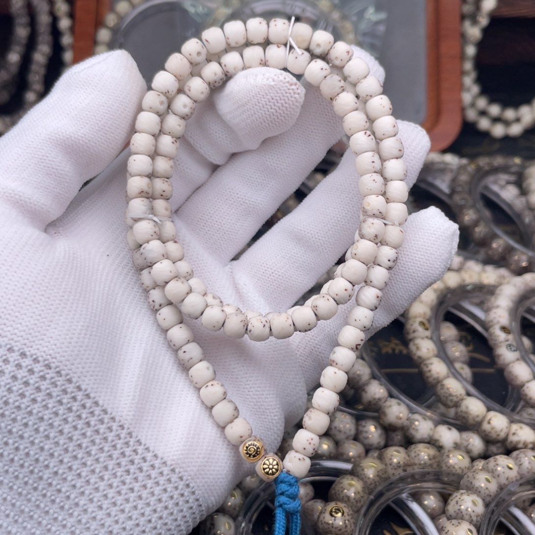 手串星月菩提定风珠拉丝纹108卡6
