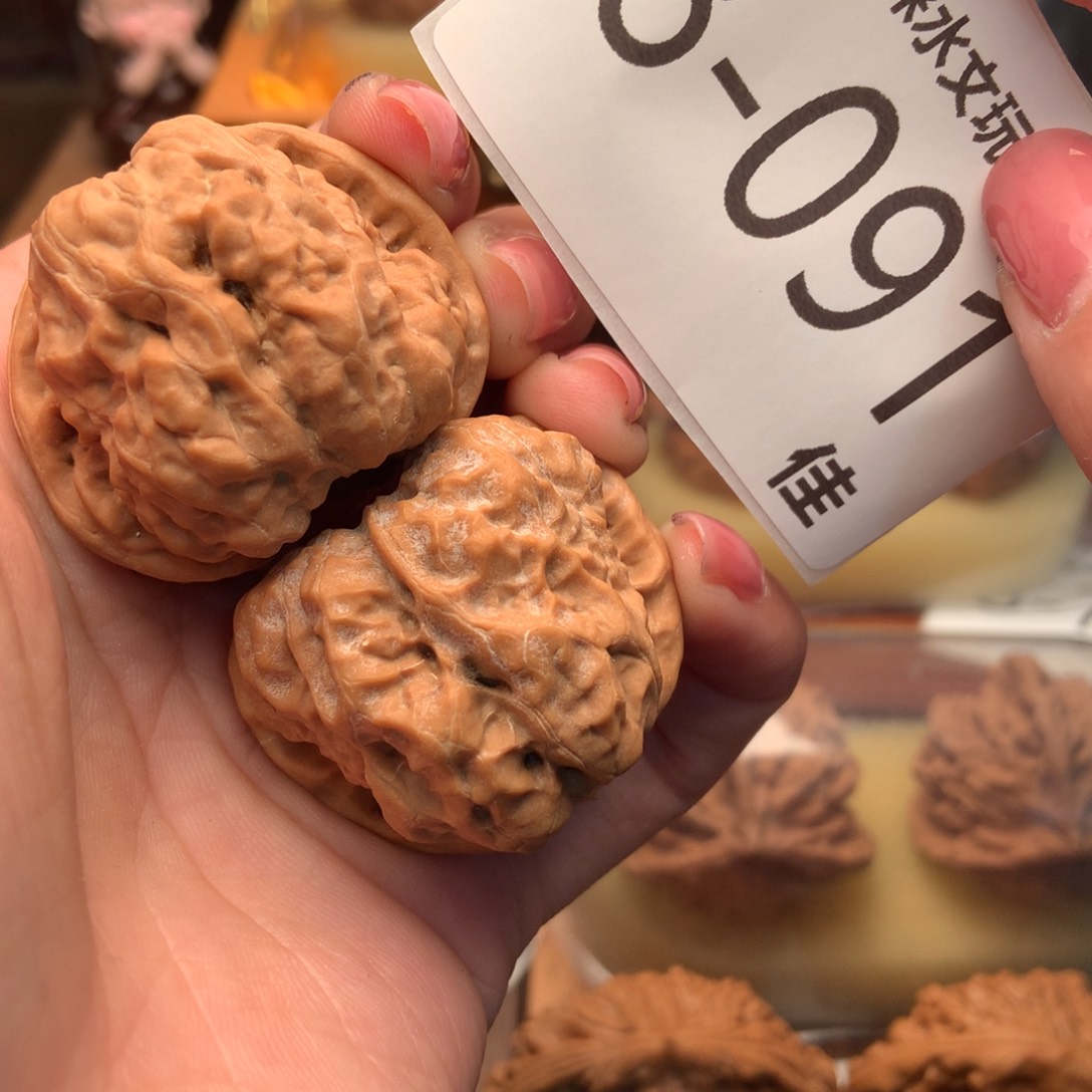 文玩核桃把件38蛤蟆头