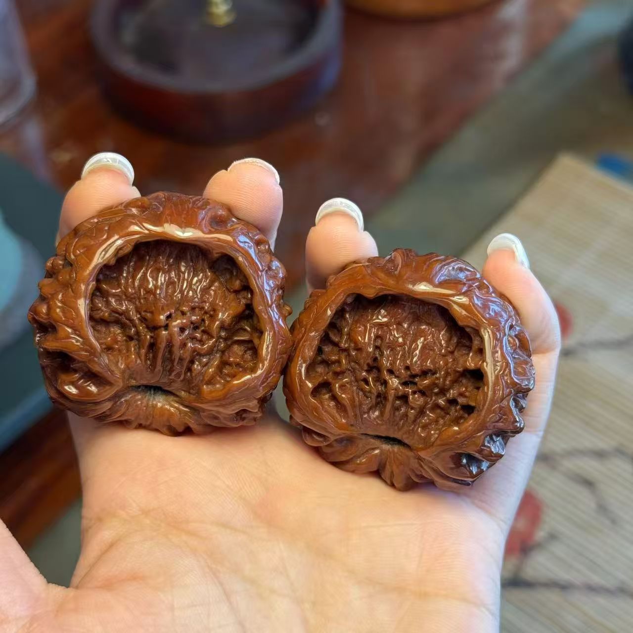 【辉子专属】L0463 核桃聚宝盆 44mm左右