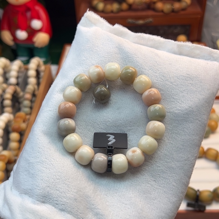 菩提根/象牙果手串卡13桶珠清新色系全品3