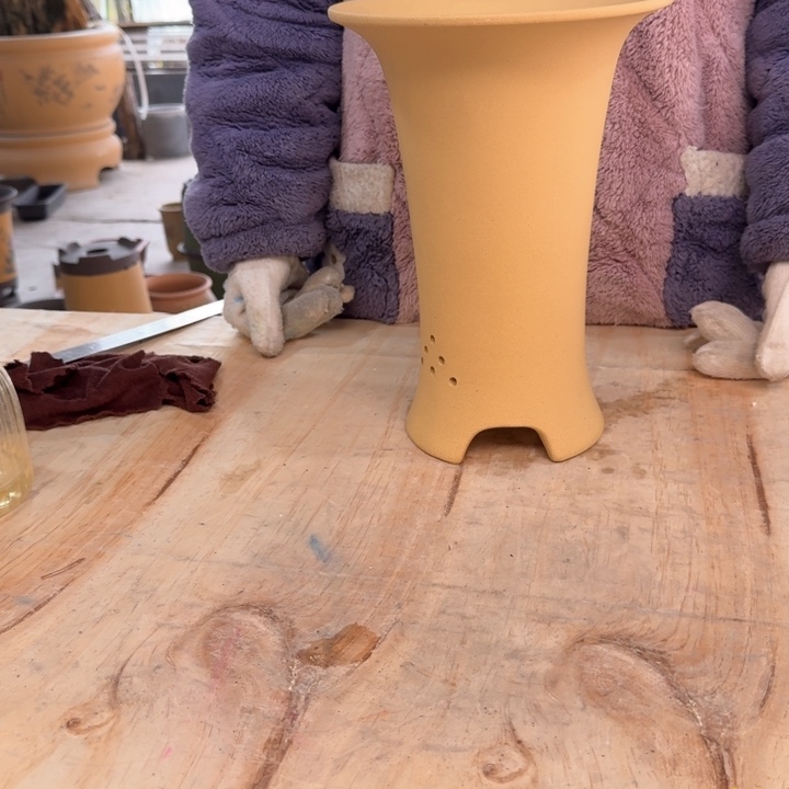 紫砂紫砂花盆破损补发