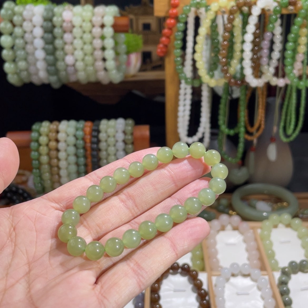 【闪购商品】和田玉手串未镶嵌