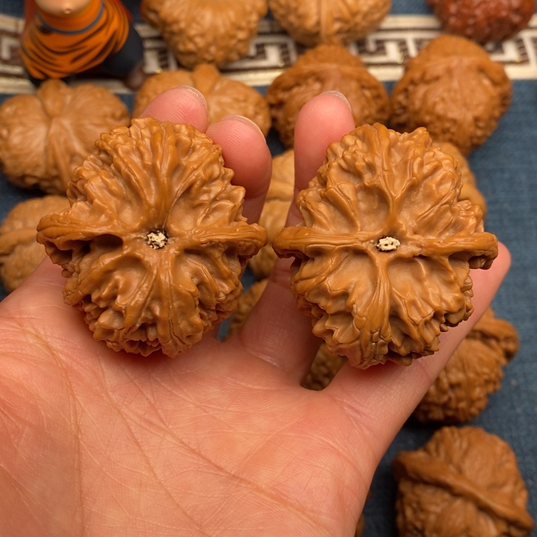 文玩核桃把件42精品苹果