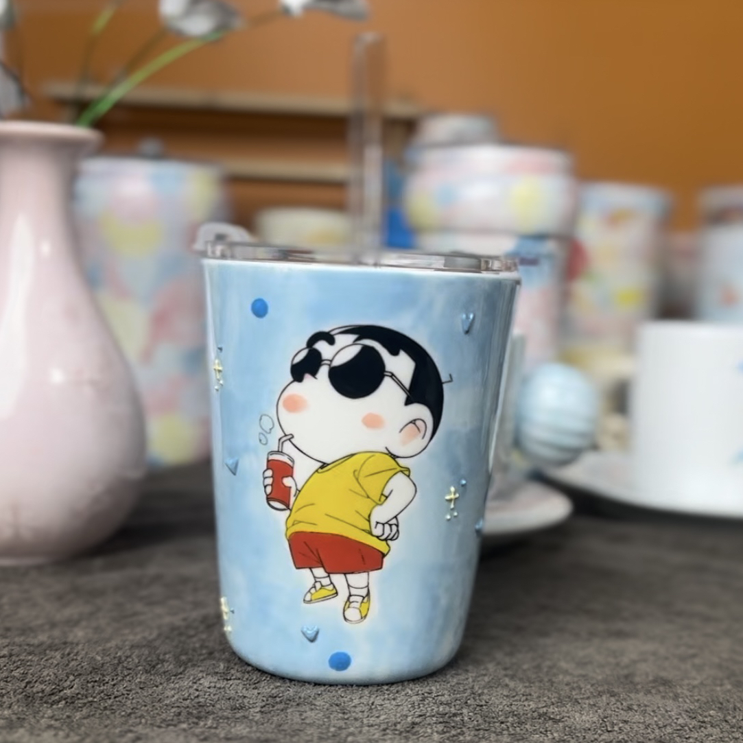 蜡笔小新玉泥随行杯