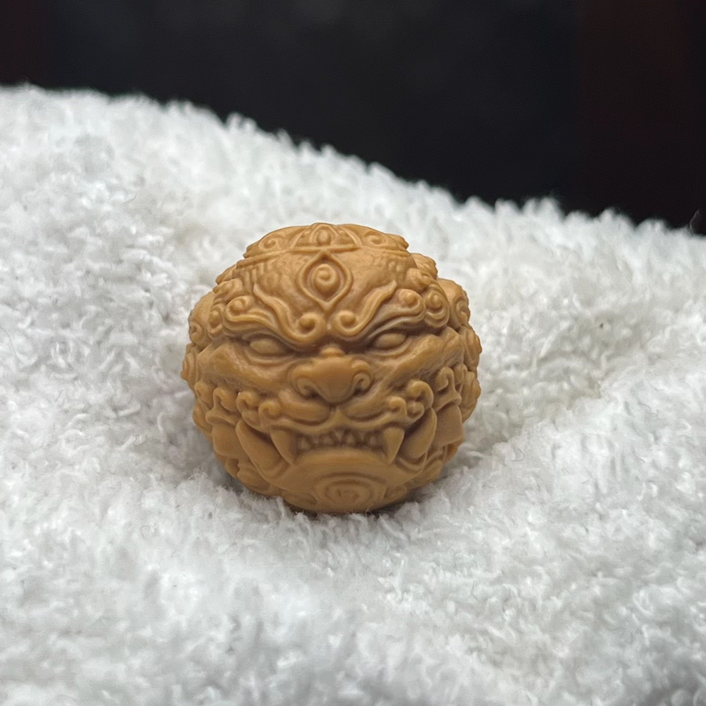 18左右双面唐狮猴头核桃（全品有正常封口线）