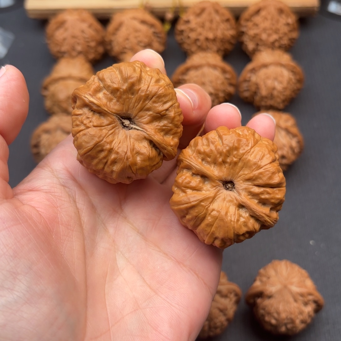 观***山文玩核桃吊坠蛙边42