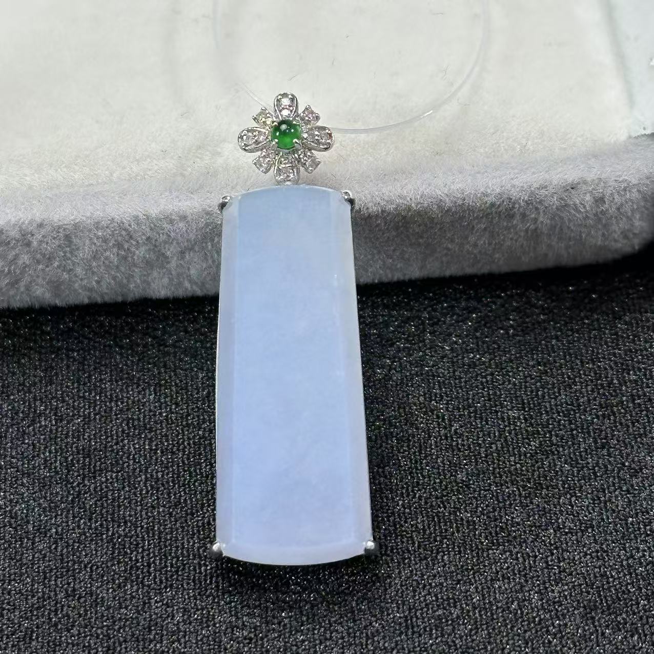 【睿泽鉴宝】18K翡翠吊坠  FZB0118-695