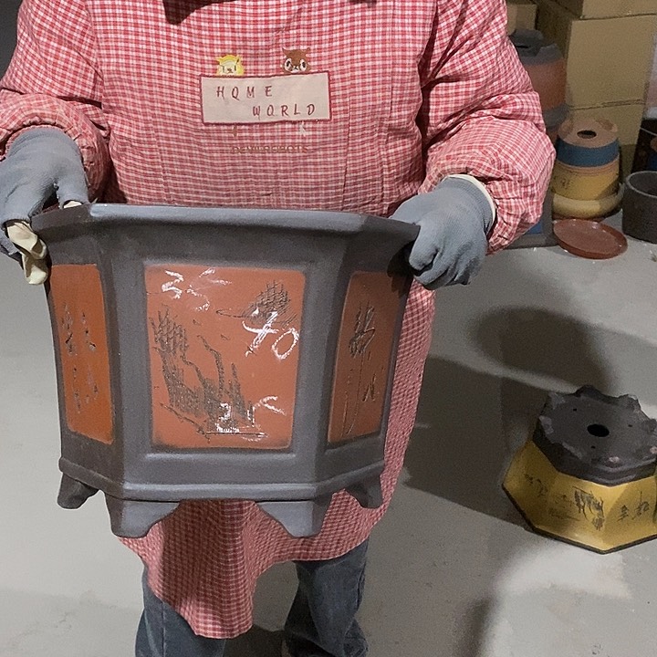 紫砂花盆紫砂花盆