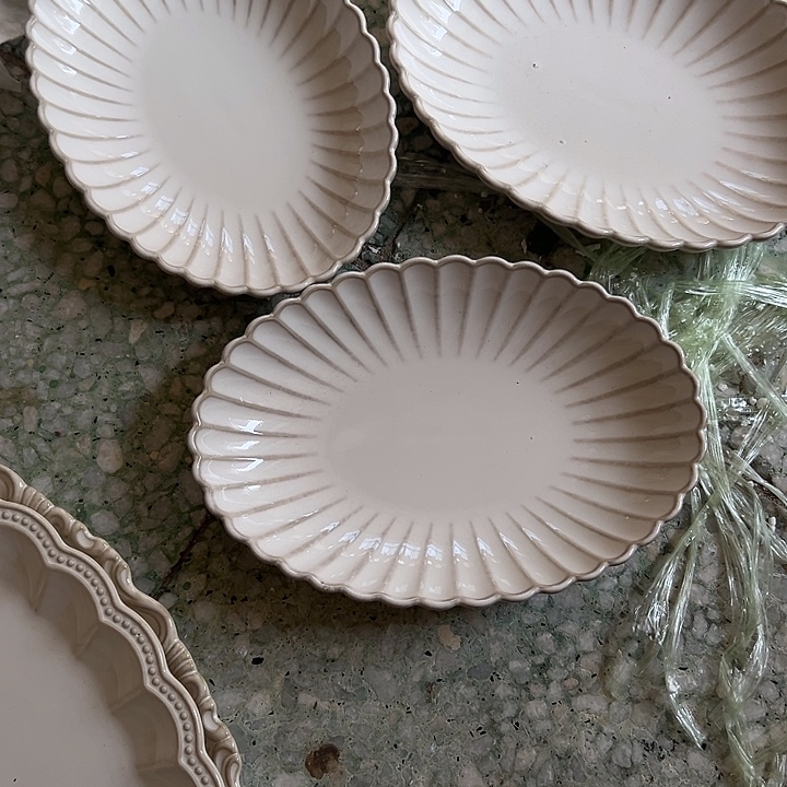 瓷片默认瑕疵商品贝壳椭圆