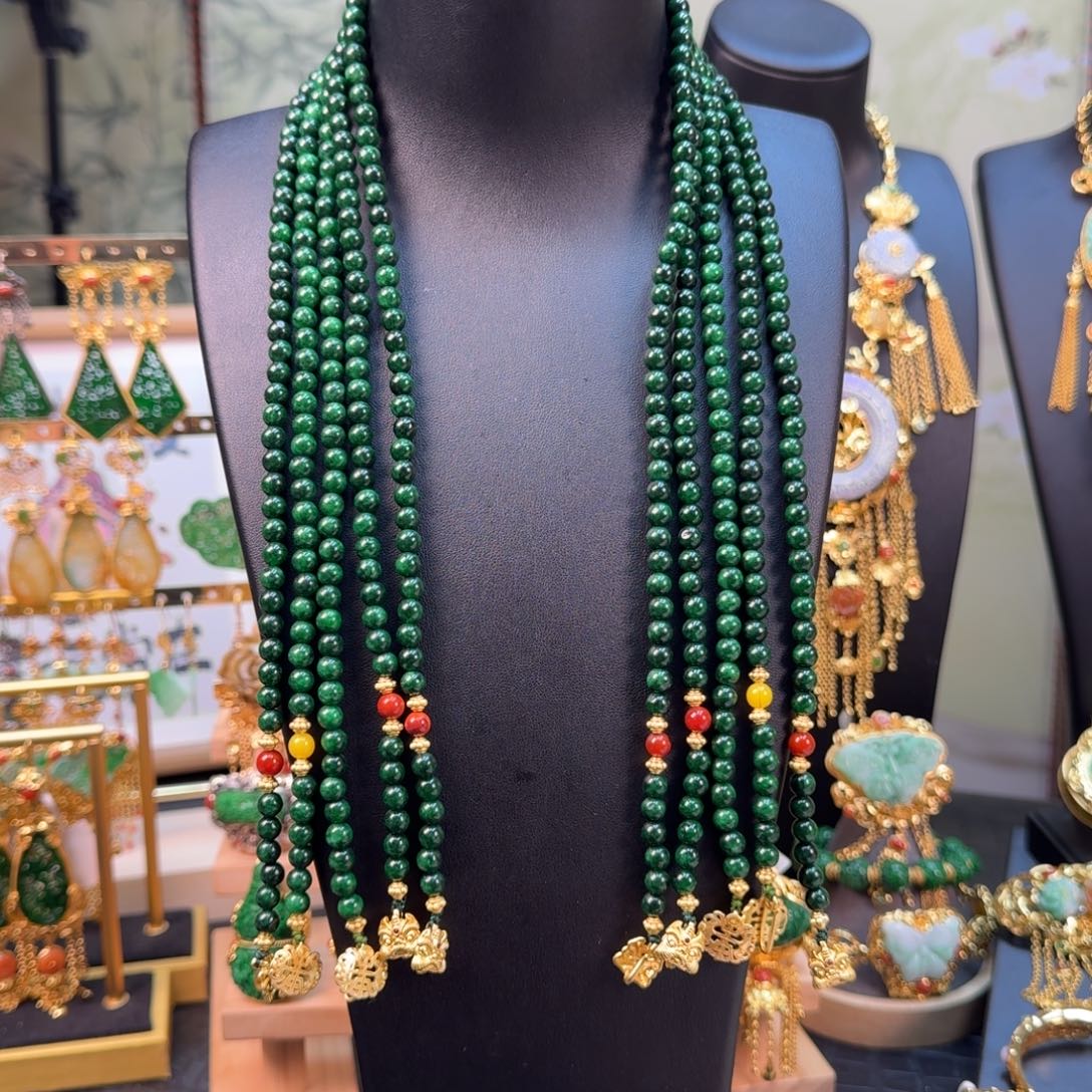 翡翠未镶嵌颈饰福利万能链6mm