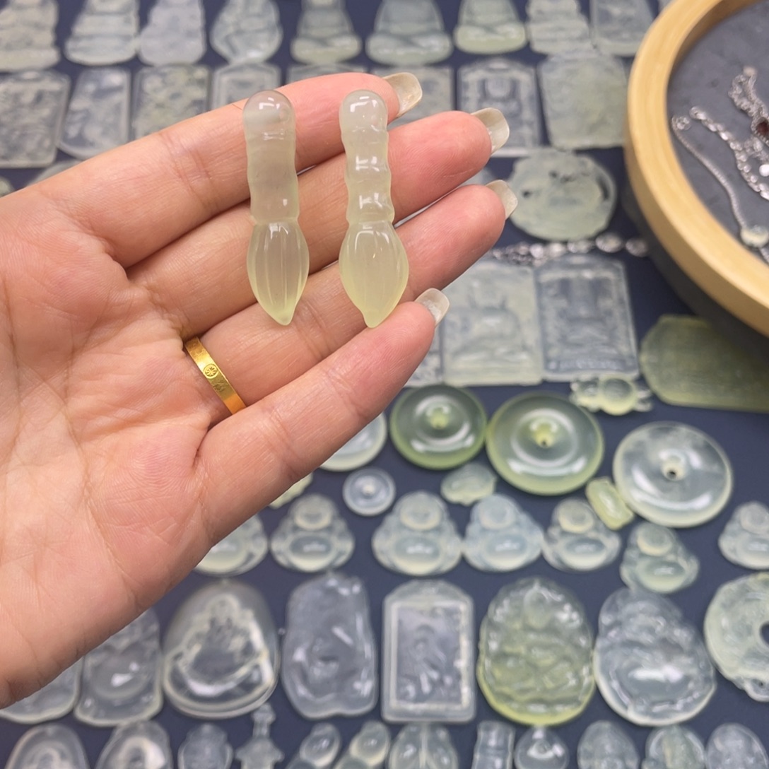 蛇纹石玉未镶嵌多样性随机发一