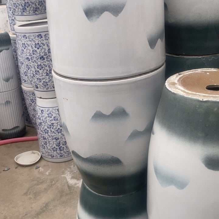 低腰白山水大号口32/39