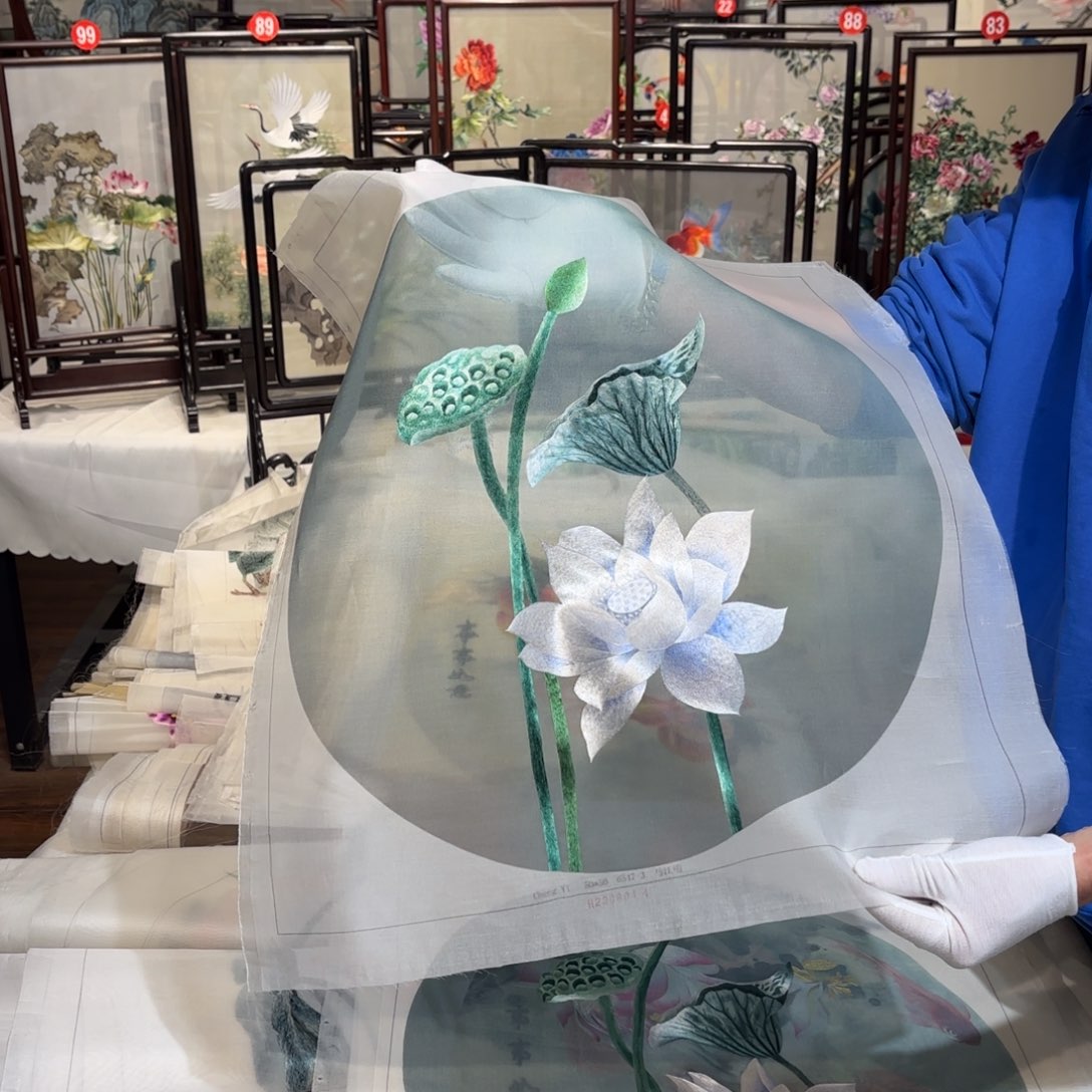 织绣纯手工制作工艺