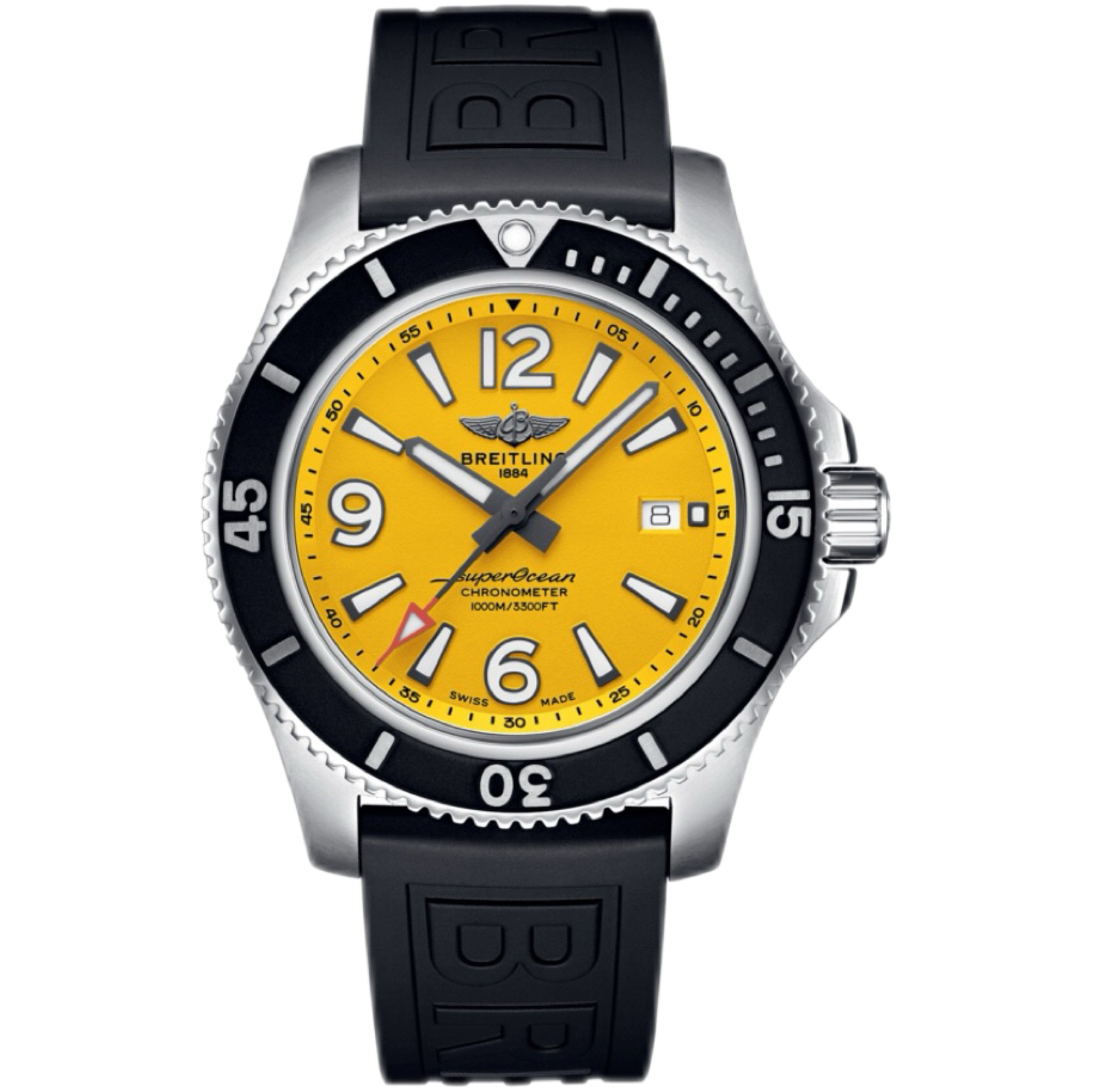 99新 BREITLING/百年灵 21年电子卡 超级海洋A17367021I1S2