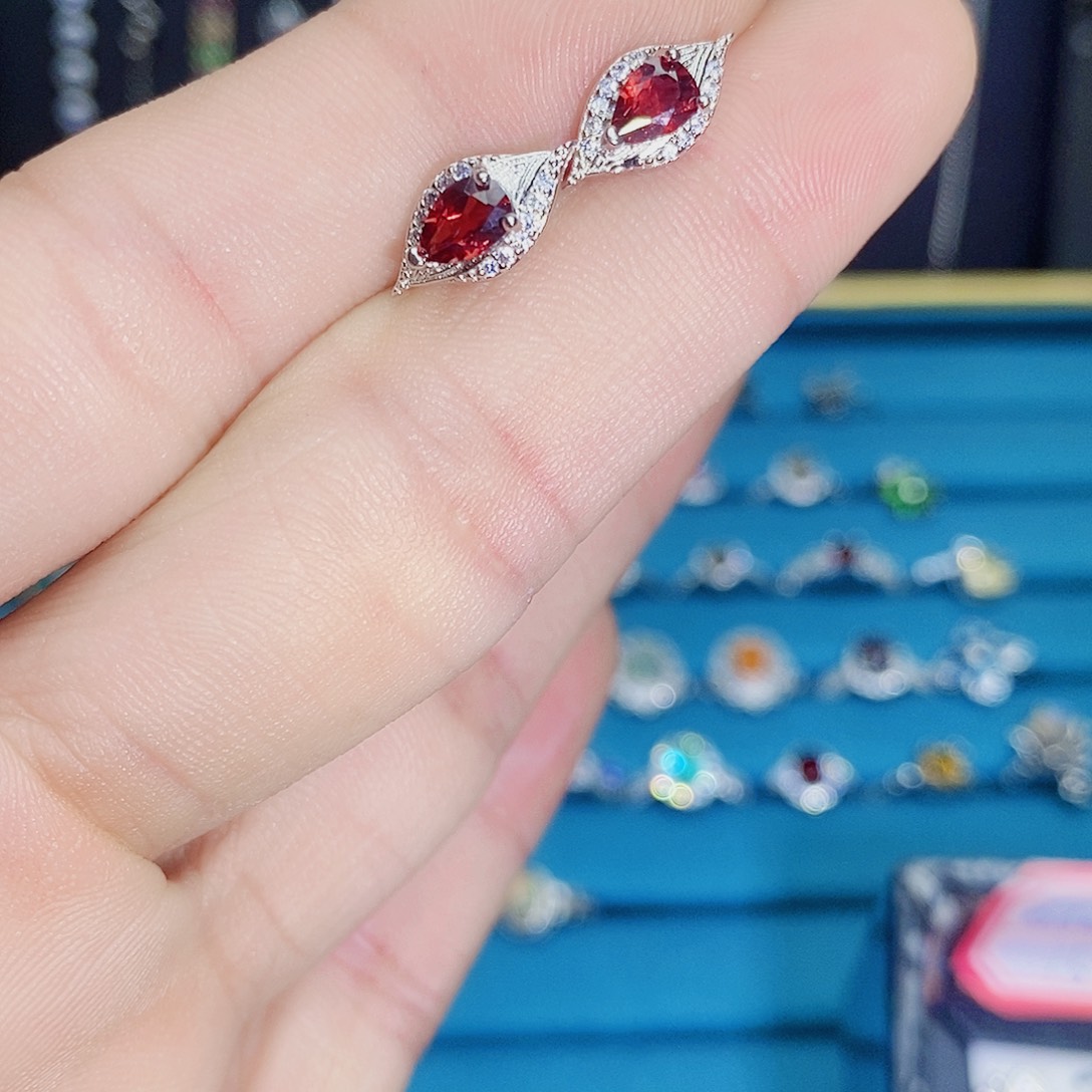 紫晶珠宝半成品银S925镶嵌