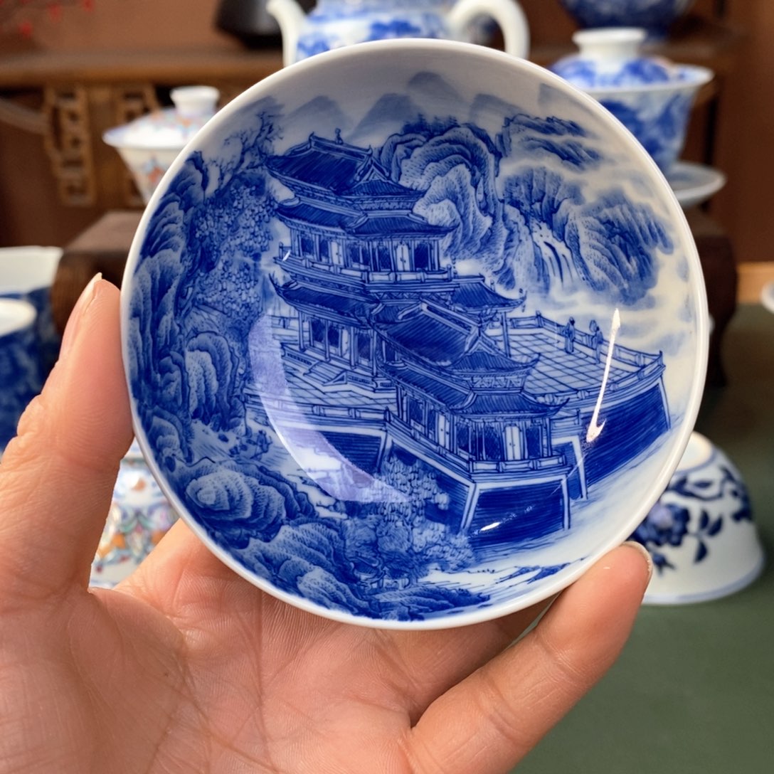 杯景德镇陶瓷手工手绘