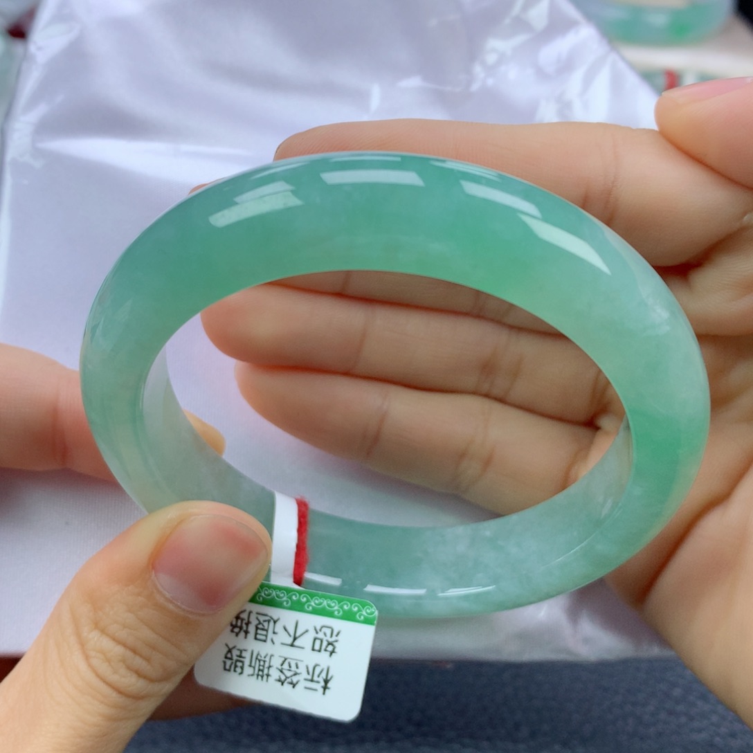 翡翠手镯未镶嵌56.5正