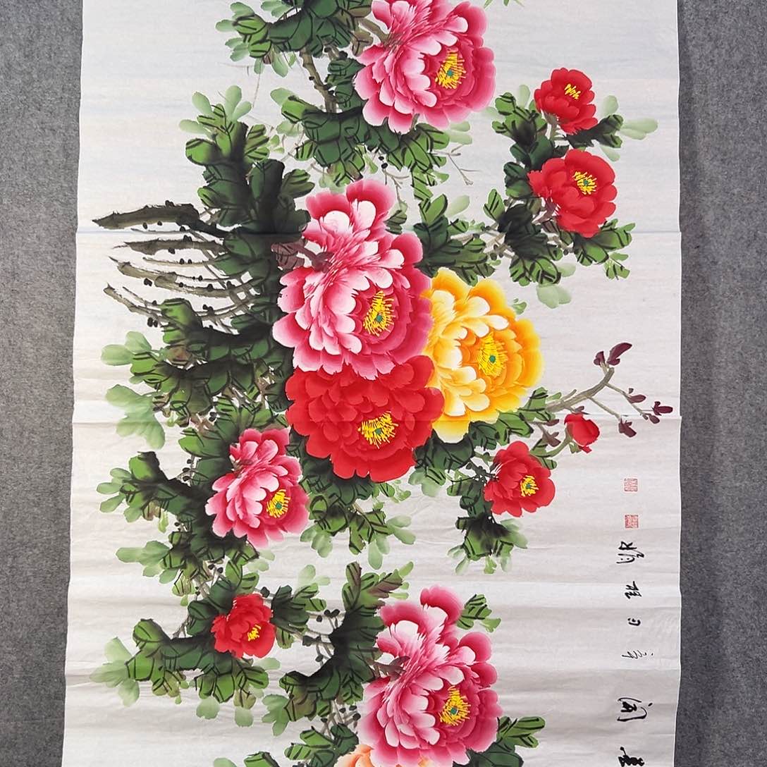 国画708 花鸟在此处飞翔了数千